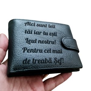 Portofel Personalizat 'Aici sunt leii tai' Portofel Personalizat 'Aici sunt leii tai'