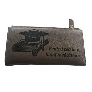 Portofel Personalizat 'Cea mai buna invatatoare' Portofel Personalizat 'Cea mai buna invatatoare'