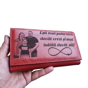 Portofel Personalizat 'Esti mai puternica 2' Portofel Personalizat 'Esti mai puternica 2'