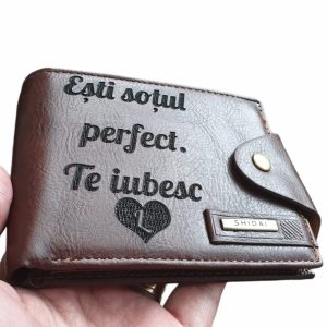Portofel Personalizat 'Esti sotul meu' Portofel Personalizat 'Esti sotul meu'