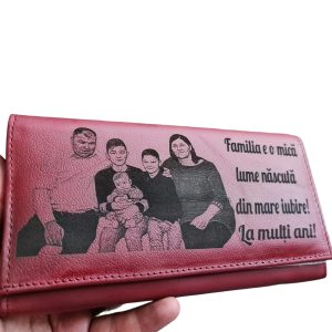 Portofel Personalizat Familia este o mica lume' Portofel Personalizat Familia este o mica lume'