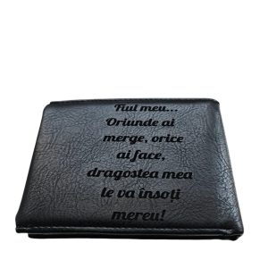 Portofel Personalizat 'Fiul meu oriunde ai merge' Portofel Personalizat 'Fiul meu oriunde ai merge'
