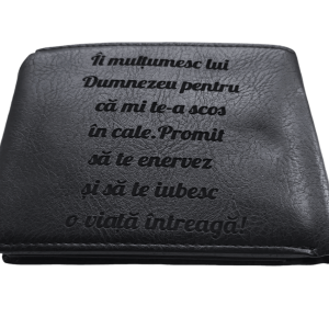 Portofel Personalizat 'Ii multumesc lui Dumnezeu'