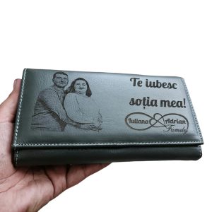 Portofel Personalizat 'Te iubesc sotia mea' Portofel Personalizat 'Te iubesc sotia mea'