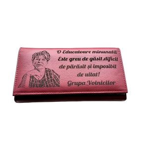 Portofel Personalizat 'O educatoare'