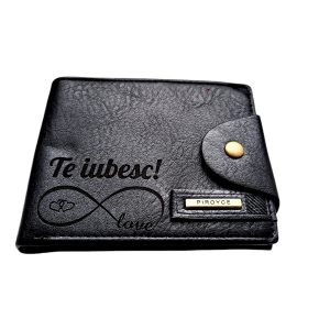 Portofel Personalizat 'Te iubesc penb' Portofel Personalizat 'Te iubesc penb'