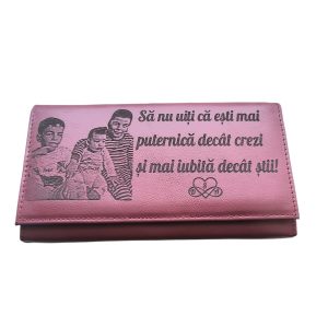 Portofel Personalizat 'Mai puternica' Portofel Personalizat 'Mai puternica'
