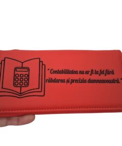 Portofel dama rosu Contabilitatea