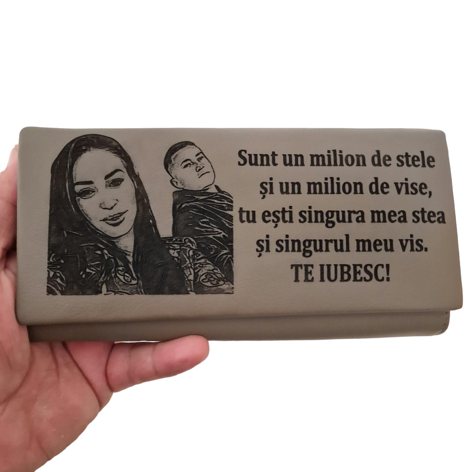 portofel dama gri Sunt un milion de stele.