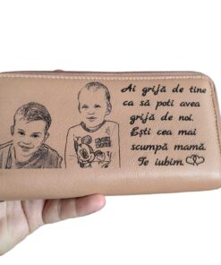 portofel dama rose 2 fermoare Scumpa mama