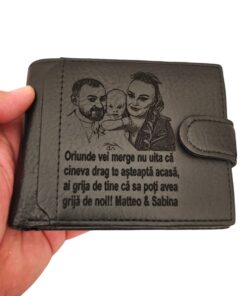 cadou personalizat portofel Oriunde vei merge