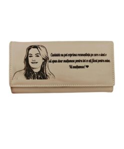 portofel dama personalizat Cuvintele