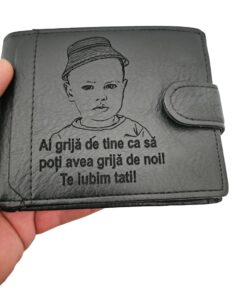 portofel cu capsa negru Ai grija de tine 2