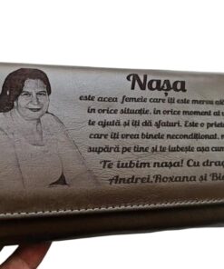 Portofel dama maro piele naturala Nasa