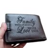 Portofel Personalizat Family where life begins
