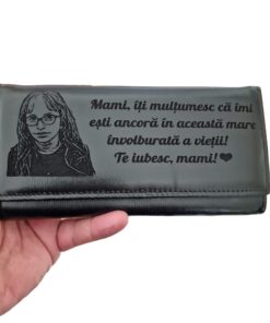portofel dama negru Mami iti multumesc