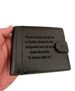 Cadou personalizat portofel Pot sa se mute muntii