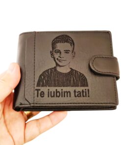 Portofele Personalizate din Piele, Gravate Laser