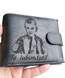 portofel cadou personalizat Te iubim tati