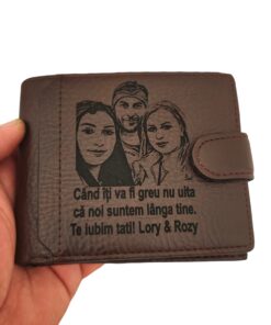 portofel personalizat maro Cand iti va fi greu